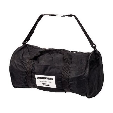Msa Safety Bag, Duffle, 18" L X 9" Dia., Workman, Blk 10092789